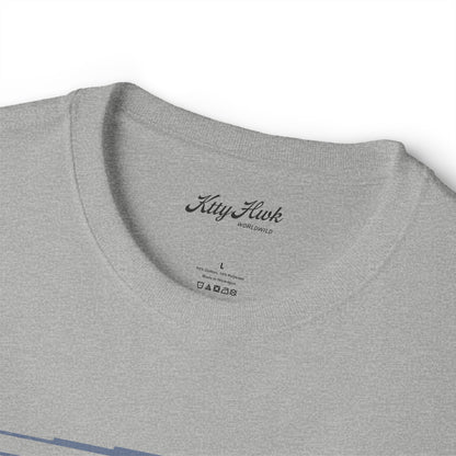Boxy Tee — Subtle Gold Pegasus Graphic Oversized T‑Shirt