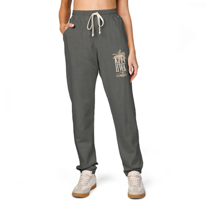 Coastal Palm "Find Your Flow" Sweatpants — Relaxed Beach Vibes Lounge Pants