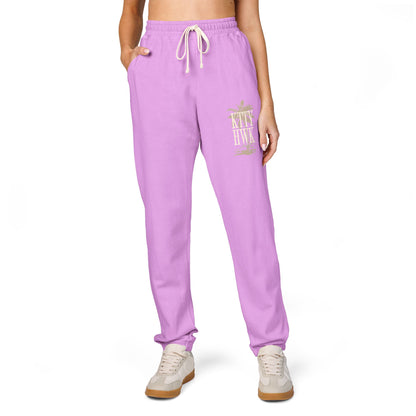 Coastal Palm "Find Your Flow" Sweatpants — Relaxed Beach Vibes Lounge Pants