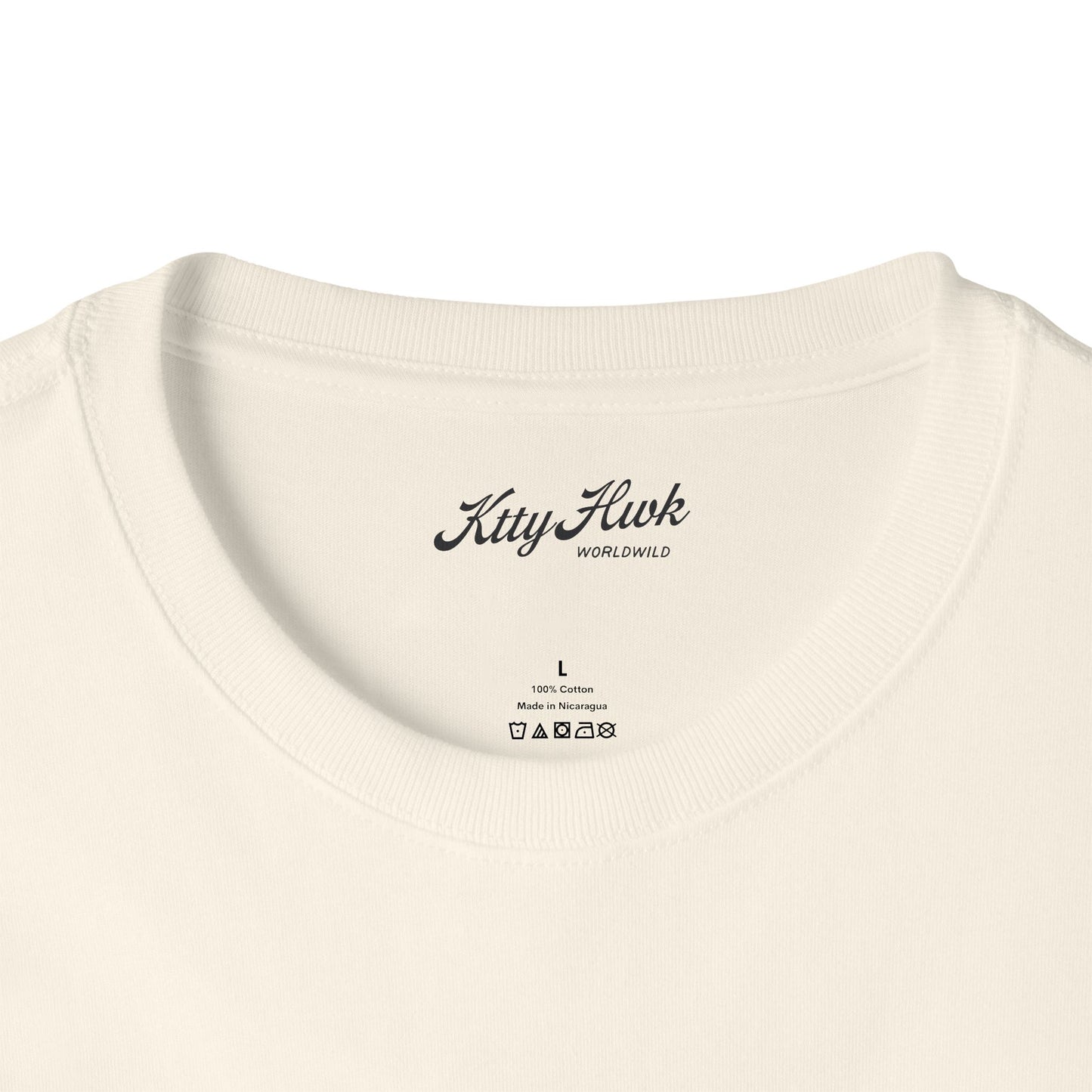 Boxy Tee — Subtle Gold Pegasus Graphic Oversized T‑Shirt