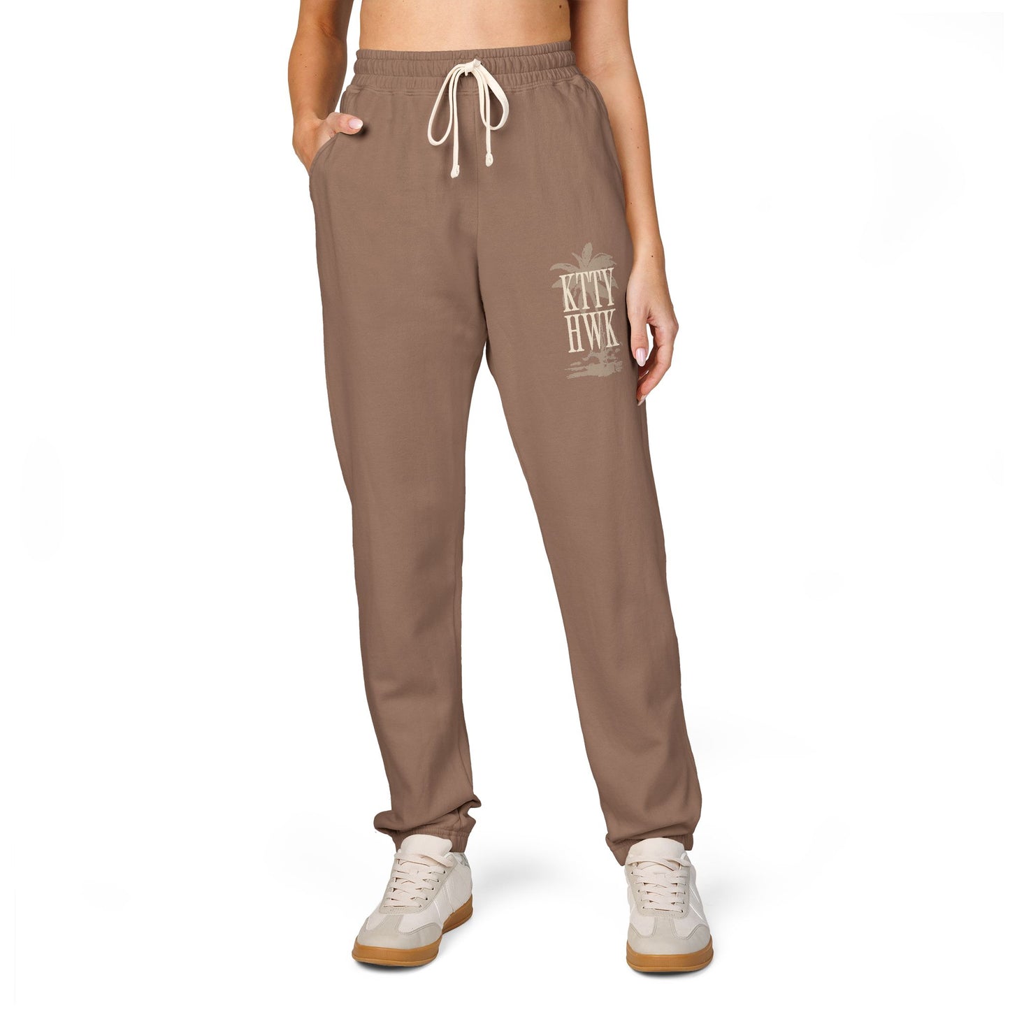 Coastal Palm "Find Your Flow" Sweatpants — Relaxed Beach Vibes Lounge Pants