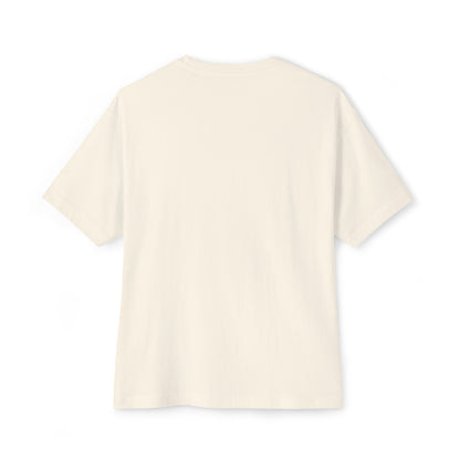 Boxy Tee — Subtle Gold Pegasus Graphic Oversized T‑Shirt