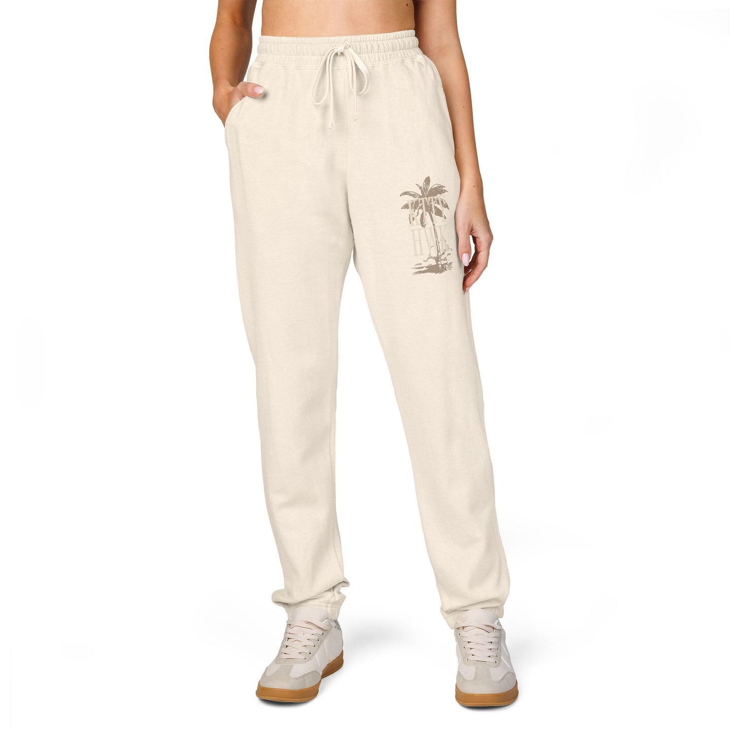 Coastal Palm "Find Your Flow" Sweatpants — Relaxed Beach Vibes Lounge Pants