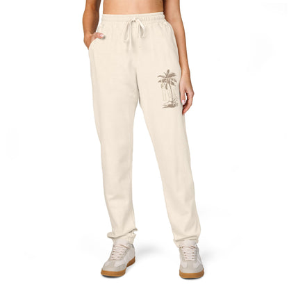 Coastal Palm "Find Your Flow" Sweatpants — Relaxed Beach Vibes Lounge Pants